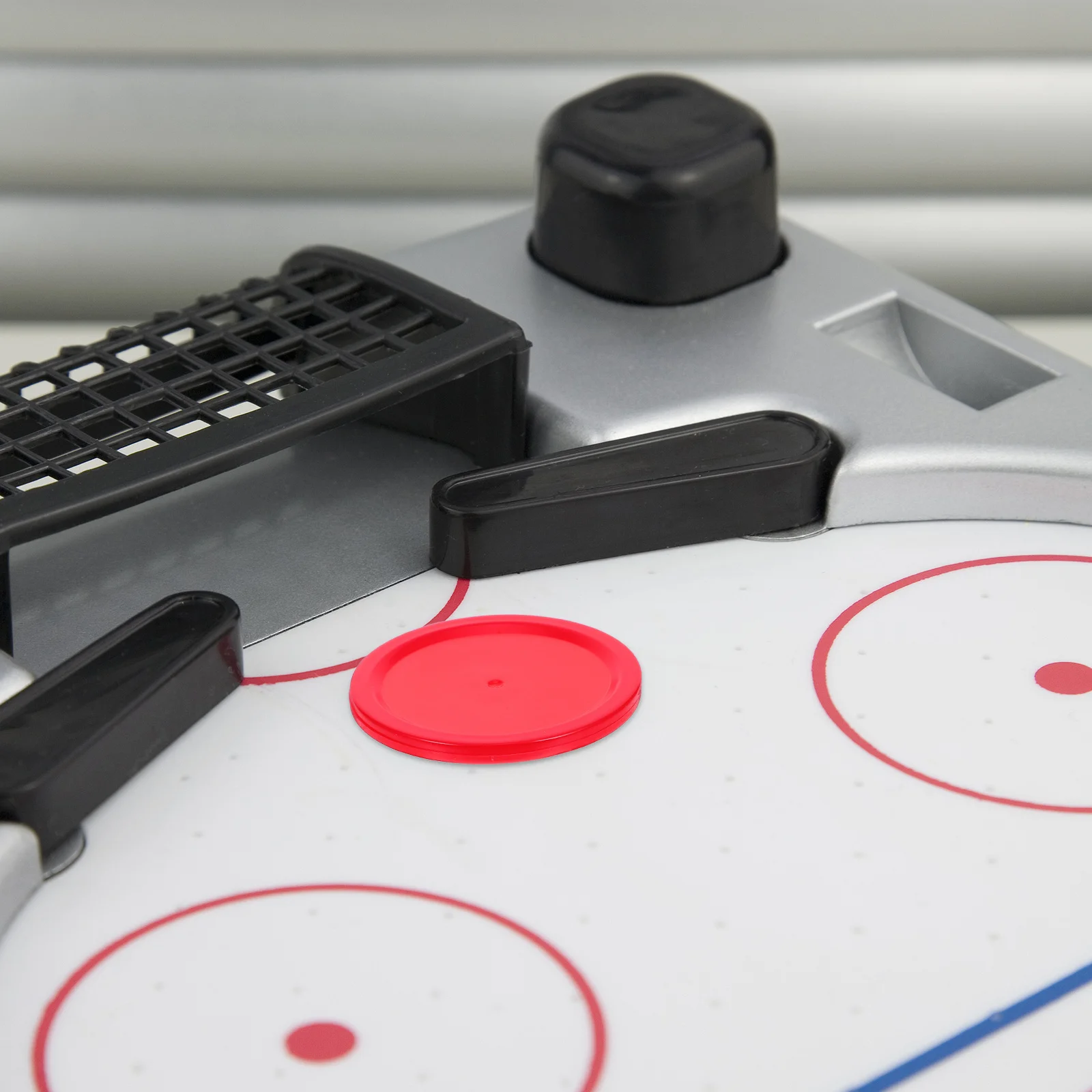 

4pcs 50Mm Air Hockey Paddles Replacement Ergonomic Design Table Accessories Red Pushers Sliders Set Hockey Handles