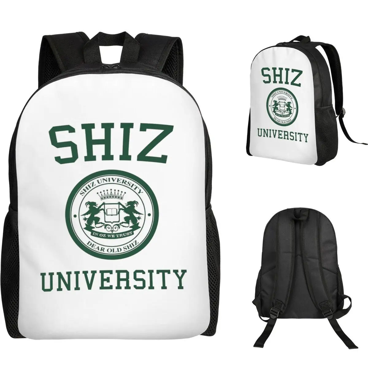 Shiz University Design Backpack Student Boys Girls BookBag School Bag Computer Shoulder Bags
