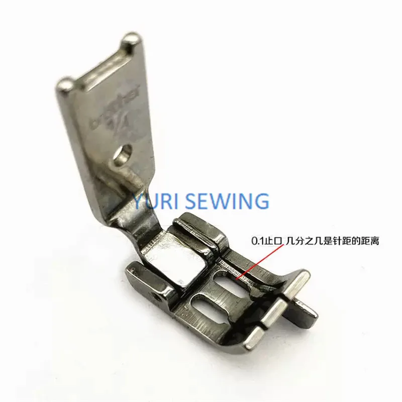 Large-hole presser foot fordouble-needle machine thick material jeans stop flange positioning industrial sewing machine parts