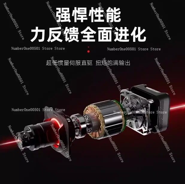 قاعدة عجلة Simagic Alpha EVO 9Nm / 12Nm / 18Nm قاعدة عجلة القيادة لمحاكاة السباق