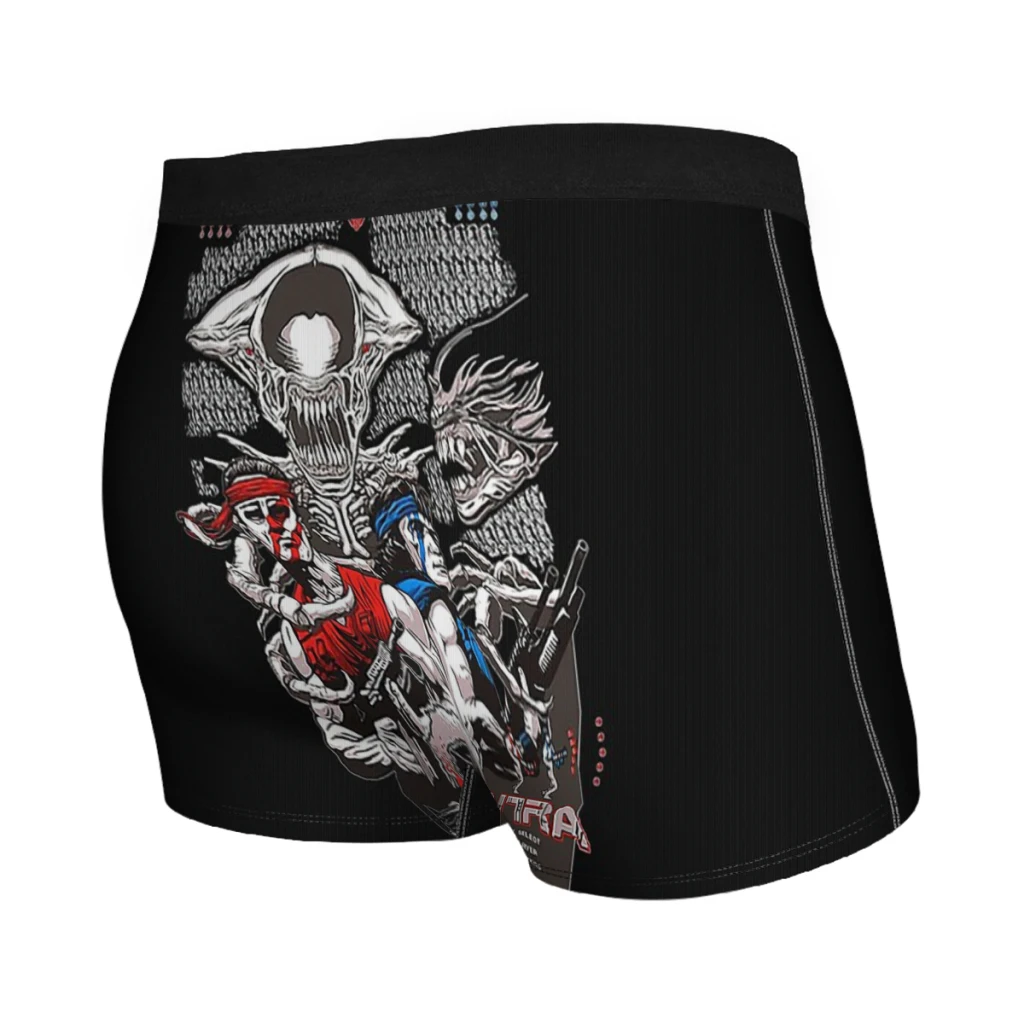 Game Contra King Monster Underpants Breathbale Panties Man Underwear Print Shorts Boxer Briefs