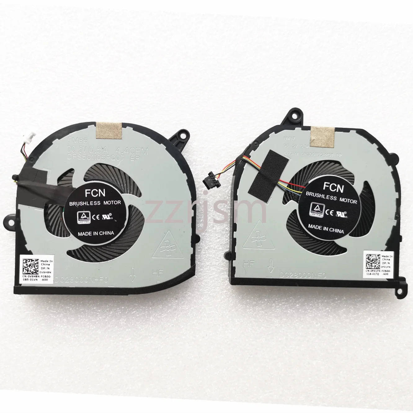 جديد الأصلي أجهزة الكمبيوتر المحمولة بالوعة الحرارة مروحة التبريد وحدة المعالجة المركزية GPU مروحة لديل الدقة 5540 M5540 XPS15 7590 F01PX 0F01PX V9H8N 0V9H8N #1