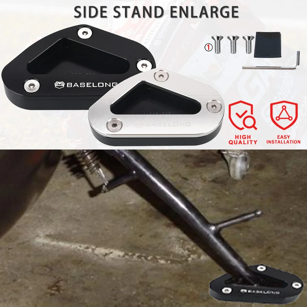 

2024 2023 For Suzuki GSXR600 / GSX-R600 Motorcycle GSX R600 Kickstand Side Stand Extension Pad Plate Cover 2011-2022 2021 2020