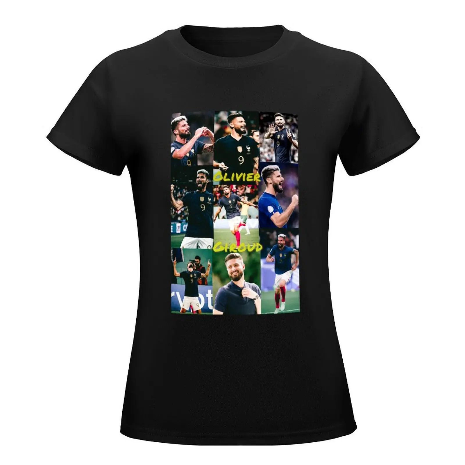 Olivier Giroud (France) T-Shirt cute clothes customs design your own Female clothing vintage clothes summer blouses woman 2024