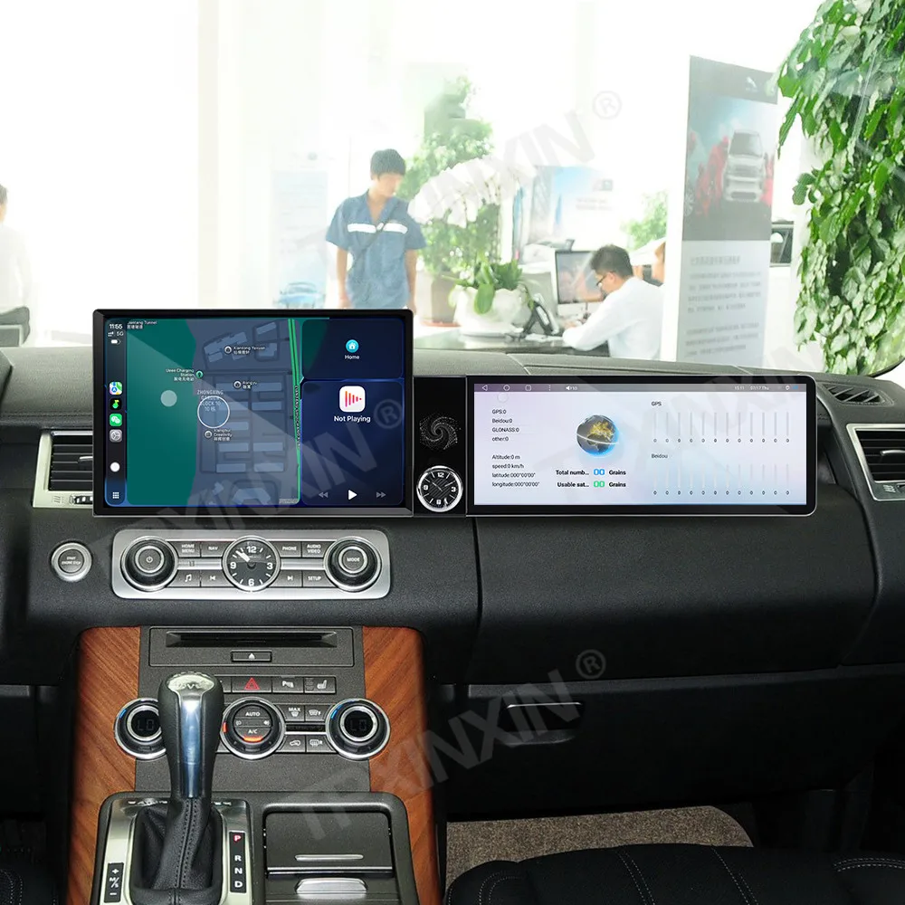 Different Type Dual Screen Car Radio For Range Land Rover Sport 2010-2013 Car Multimedia Video Player GPS Navigation Carplay