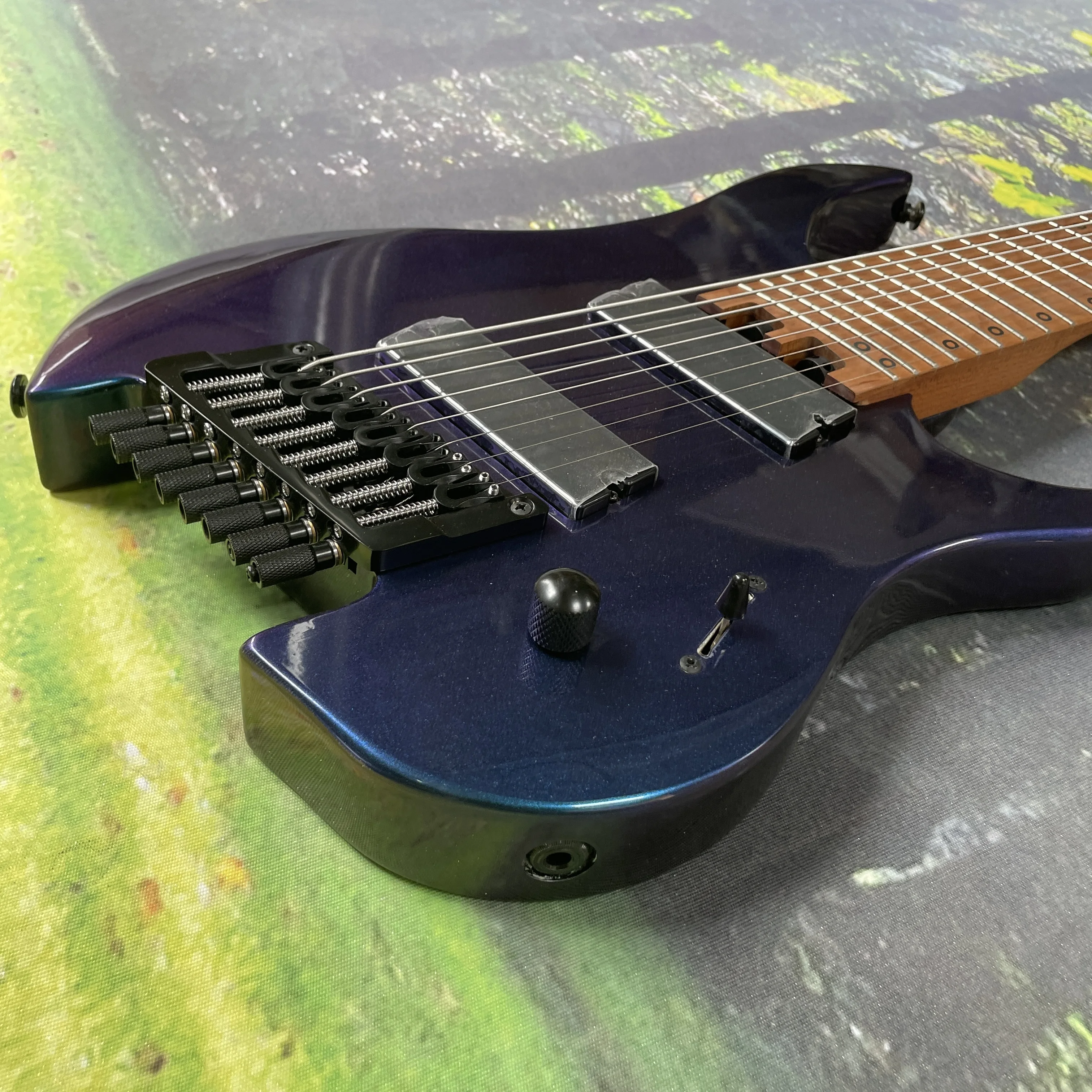 Chameleon 8-string electric guitar black hardware guitars