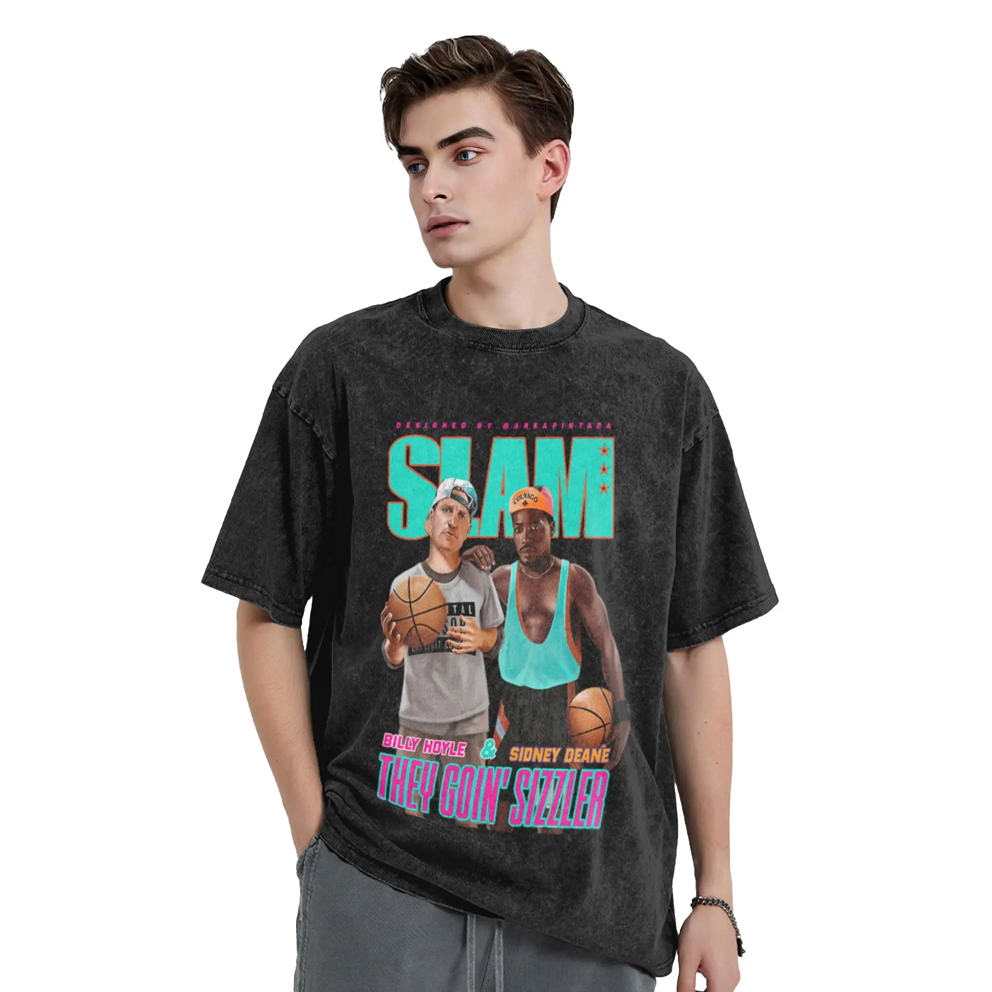 White Men Can T Jump Unique Stylish A Washed T Shirt Men's Women's Oversized Cotton Tees Tops