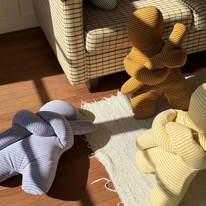 

Cute Striped Humanoid Pillow