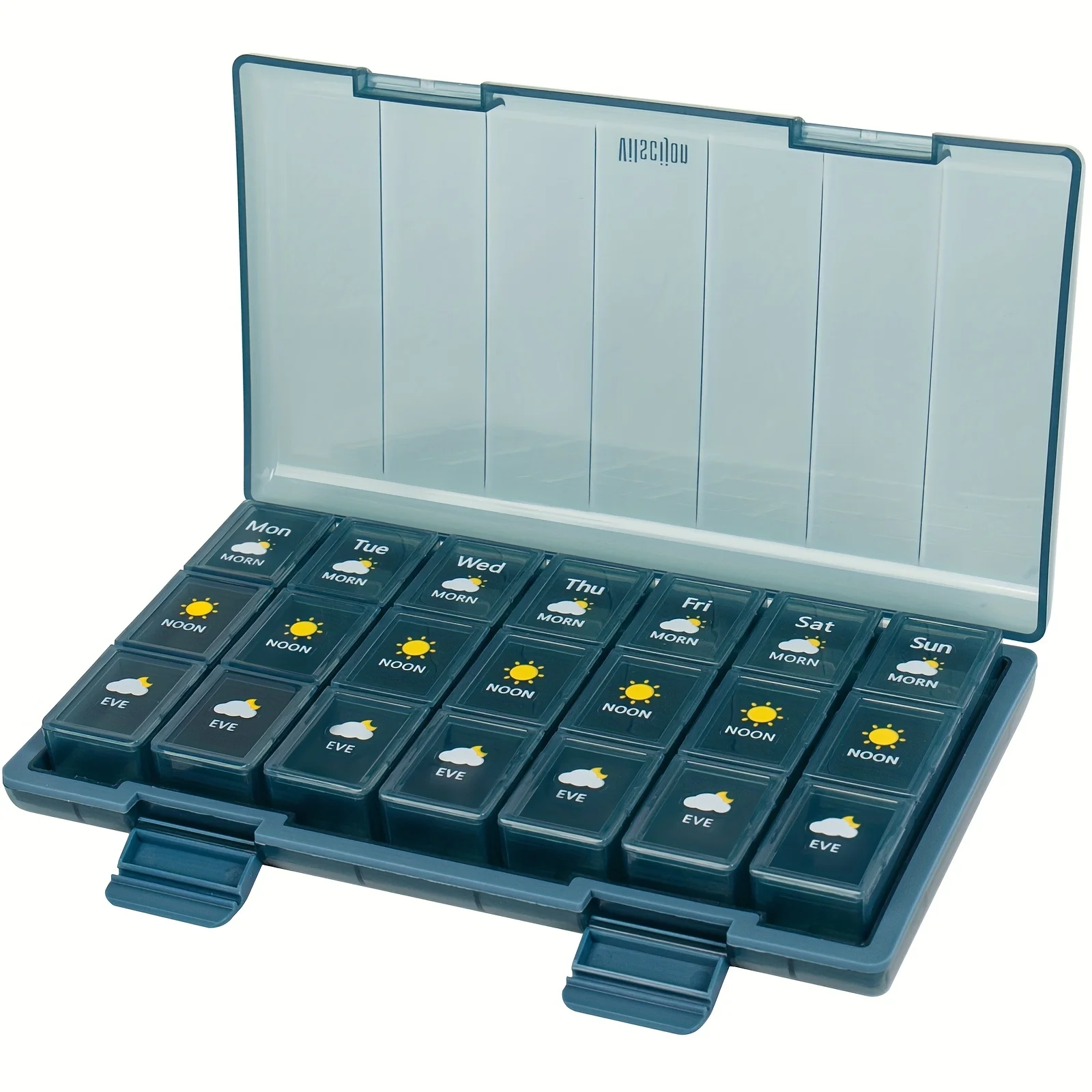 

1pc 21 Or 28 Compartment Pill Box, 7 Day Portable Travel Pill Box For Or Travelling