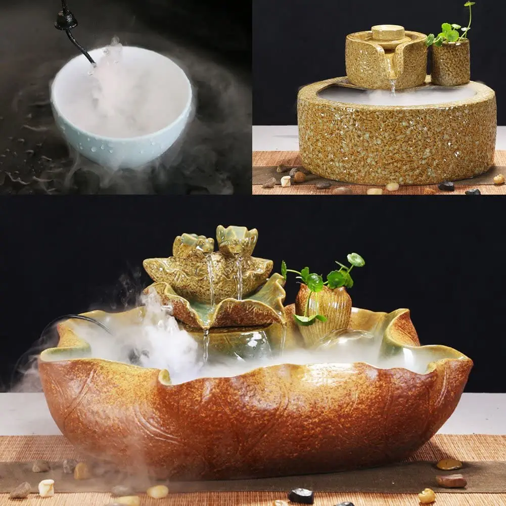 A09G-Mist Maker مبيد مرطب بالموجات فوق الصوتية 2 قطعة رؤساء التفتيت نافورة الماء بركة الضباب البخاخة الهواء المرطب الولايات المتحدة التوصيل