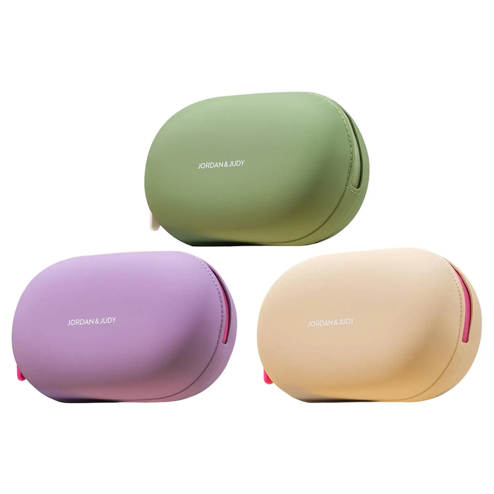 Silikon-Make-up-Tasche, wasserdichtes Etui, leicht, für Damen und Mädchen, Reißverschlusstasche, Make-up-Aufbewahrungstasche für Fitnessstudio, Urlaub, Reisen