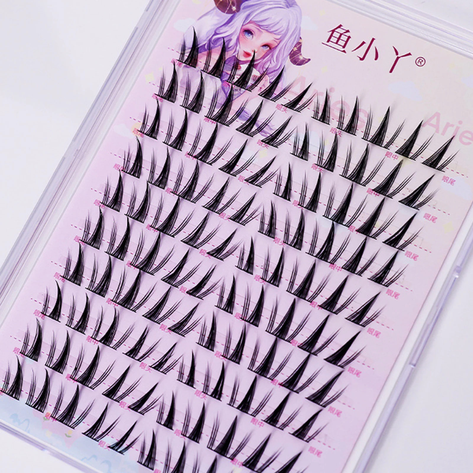 Sunflower False Eyelashes Natural Look Manga Individual Lashes Cluster Black/Brown Color Lash Extension Women Makeup Supplies