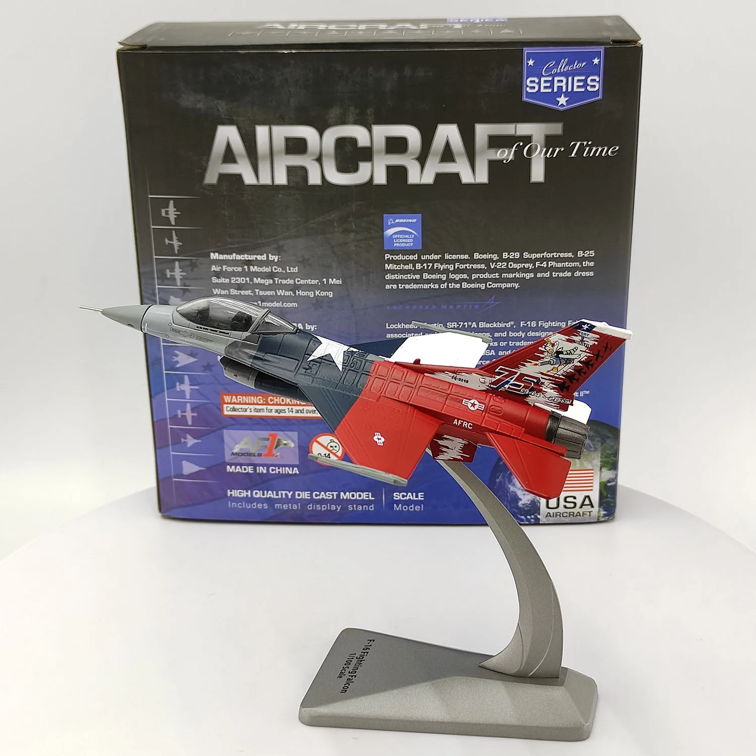 

AIRCRAFT 1:100 Scale F-16 Military Fighter Jets Model Diecast Alloy Classics Toys Souvenir Collectibles Gifts Static Display