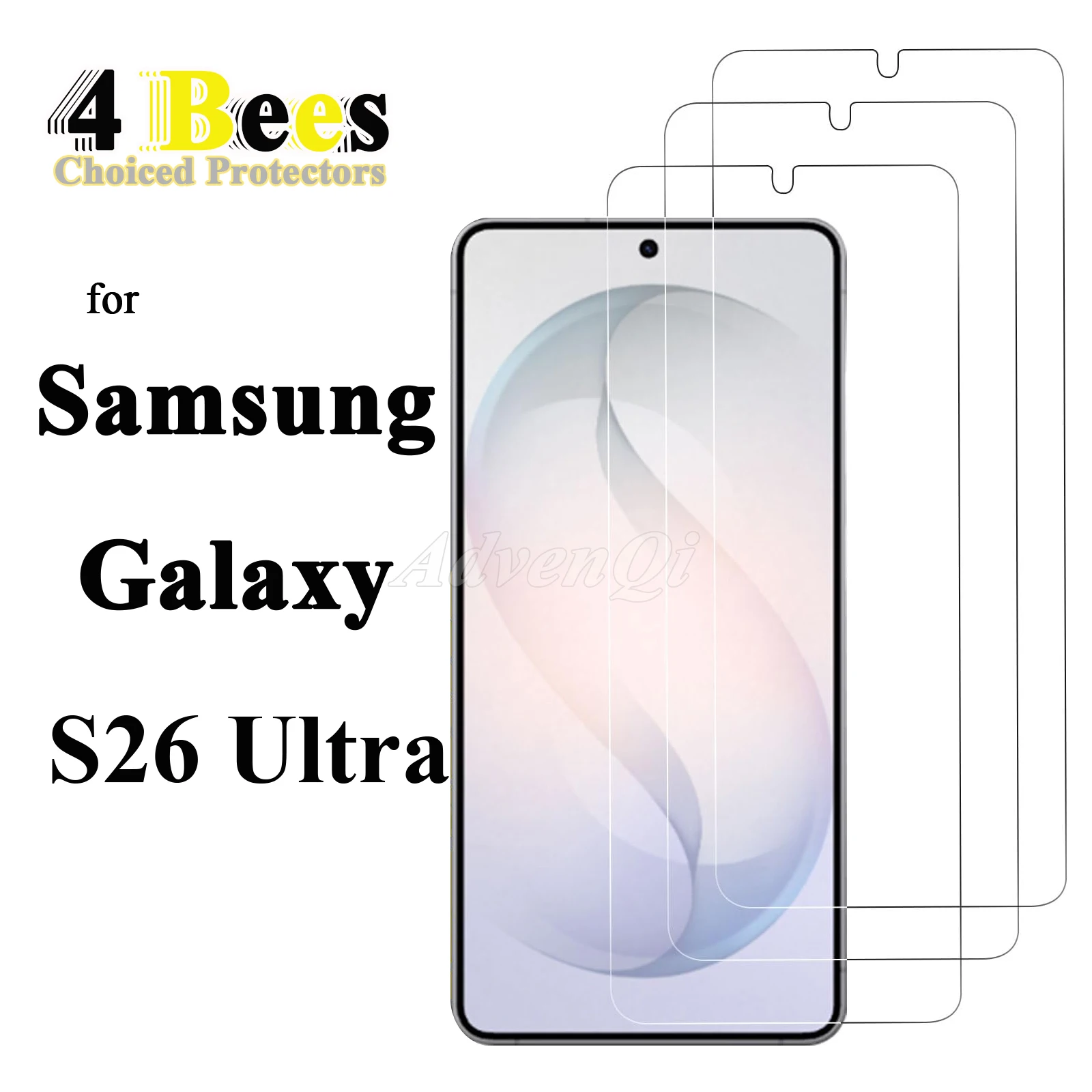 1/3 Pcs Tempered Glass For Samsung Galaxy S26 Ultra Screen Protector Protective Mica Cryatal Anti Scratch Case Friendly