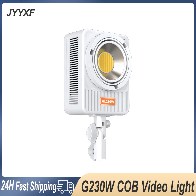 JYYXF 230W COB Led Video Light Bi-Color 2700K-6500K APP Control Photography Lighting for YouTube TikTok Video Studio Shooting