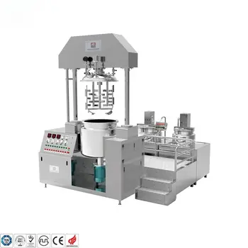 Kosmetické stroje Výroba krémů Míchání Výrobník pleťových mlék Výroba mixérů Vakuový homogenizační emulgátor 8 nejlepší prodej stroj na míchání kosmetických krémů - №3