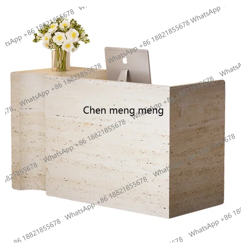 Study Church Pulpit Reception Desks Cashier Shop Counter Modern Office Reception Desk Luxury Console Bureau Salon Furniture
