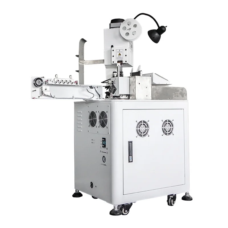 Terminal Female Insulated Crimping Equipment Crimp Spade Connector Production With Wire Cable Crimping Machine