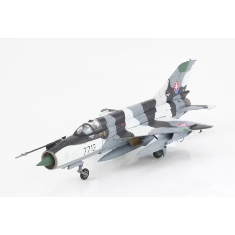 

HM 1/72 HA0153 MIG-21MF Mig21 Словацкая ВВС, литая под давлением модель самолета из сплава, Коллекционное декоративное украшение