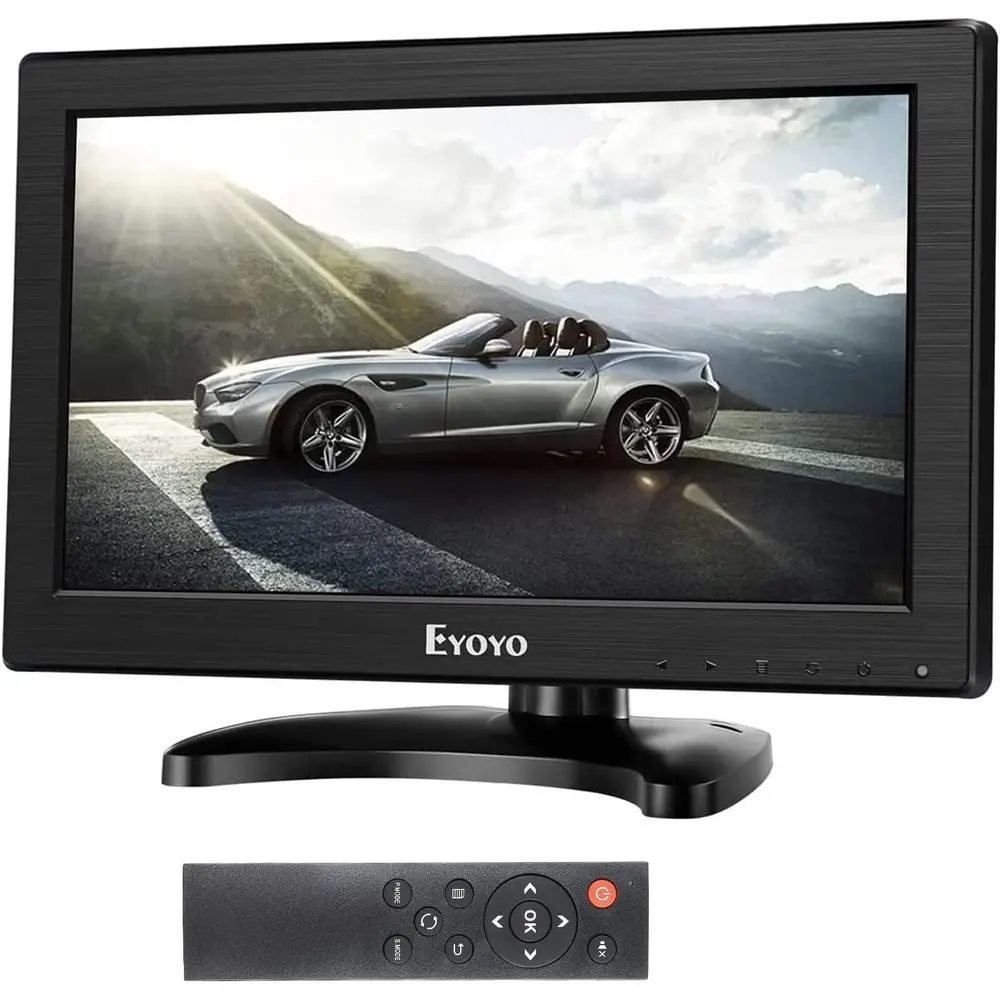 

12 Portable HD LCD Monitor with AV, HDMI, BNC, VGA Inputs, 1366x768 Resolution, Built-in Speaker