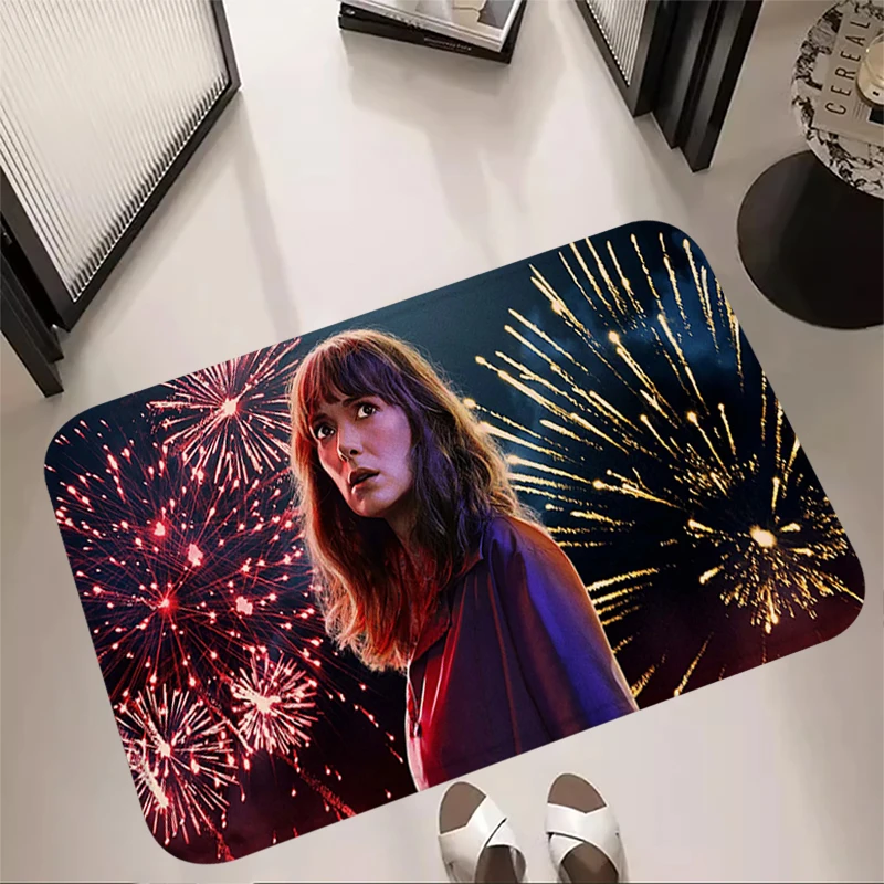 Bathroom Rug Entrance Doormat Fluffy Carpet Stranger Things Living Room Rugs Foot Carpets Floor Mats Non-slip Hallway Mat Home