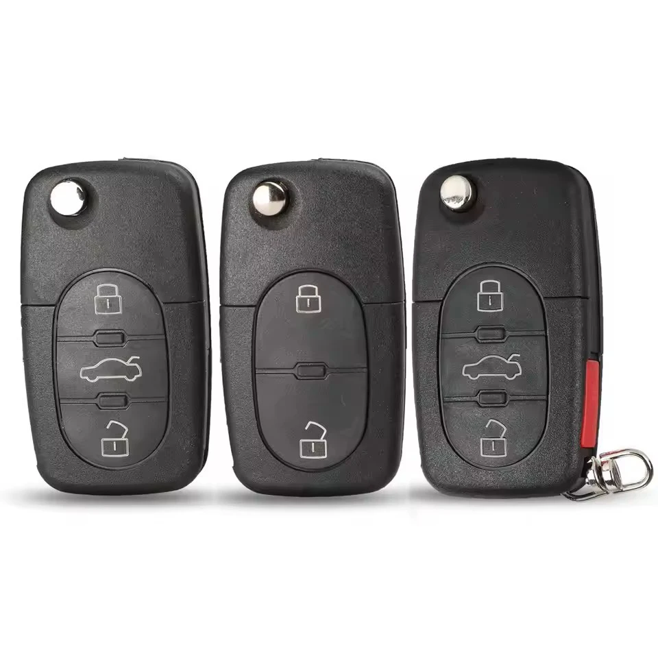 

Складной чехол для дистанционного ключа автомобиля для Volkswagen Vw Jetta Golf Passat Beetle Skoda Seat Polo B5, чехол для ключа, брелок