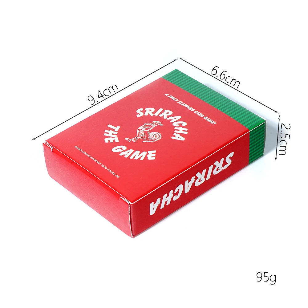 Sriracha Card Game The Game Spicy Slapping Card Game for The Whole Family Fast-Paced includes 52 cards For 2-4 players