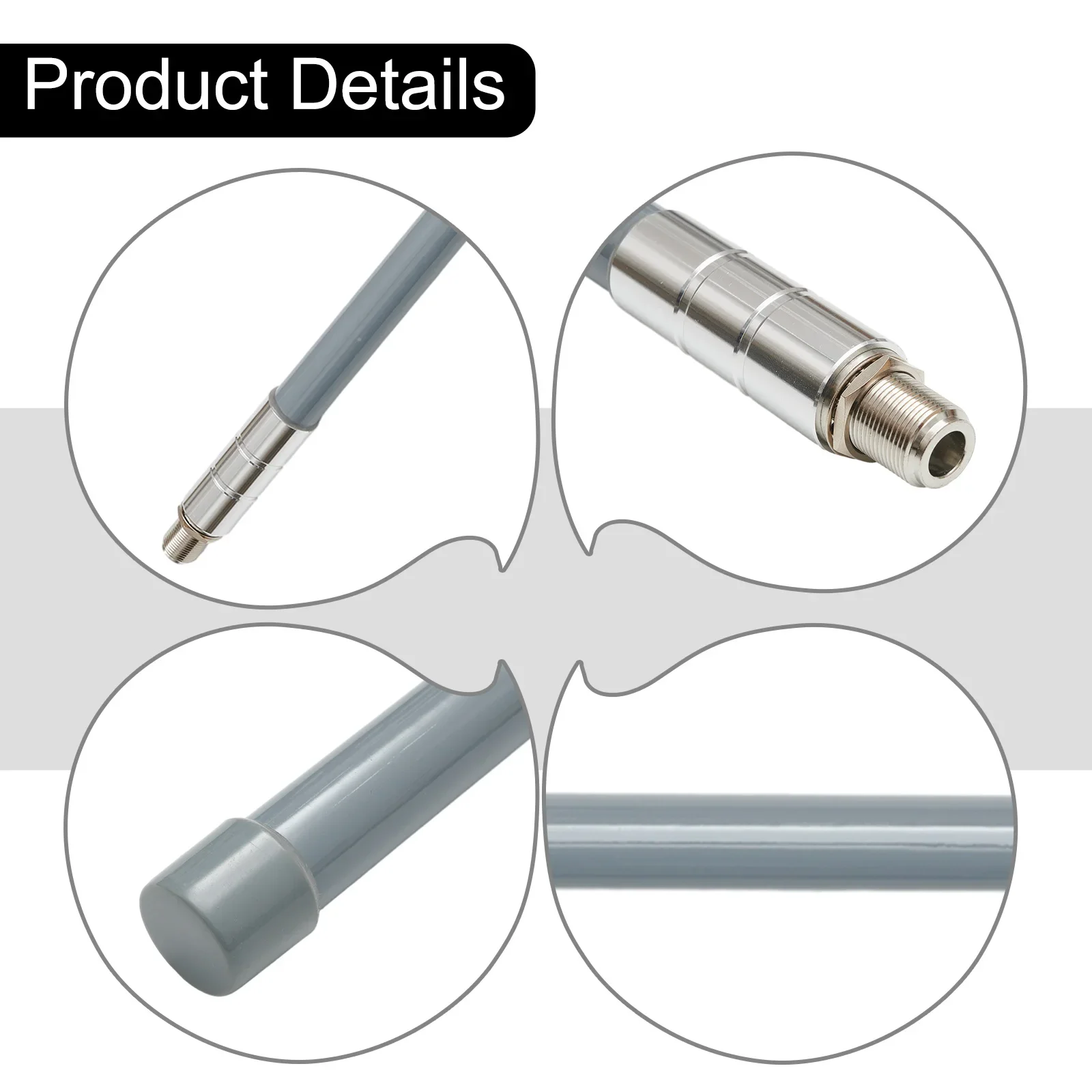 12dBi Antenna Outdoor Omnidirectional Receiving STARF Tuned 1 Pc Vertical Polarization 50 Ohm 550mm 868MHz 915MHz