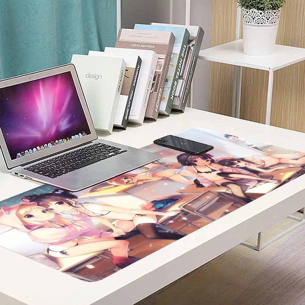 Hentai Anime Mats para Meninas, Gamer Mouse, Desktop Mat, Desenhos Animados, Laptop Pads, Almofada Grande, Sexy Girl Gaming Pad, Waifu Table, Loli, Gamer Almofada