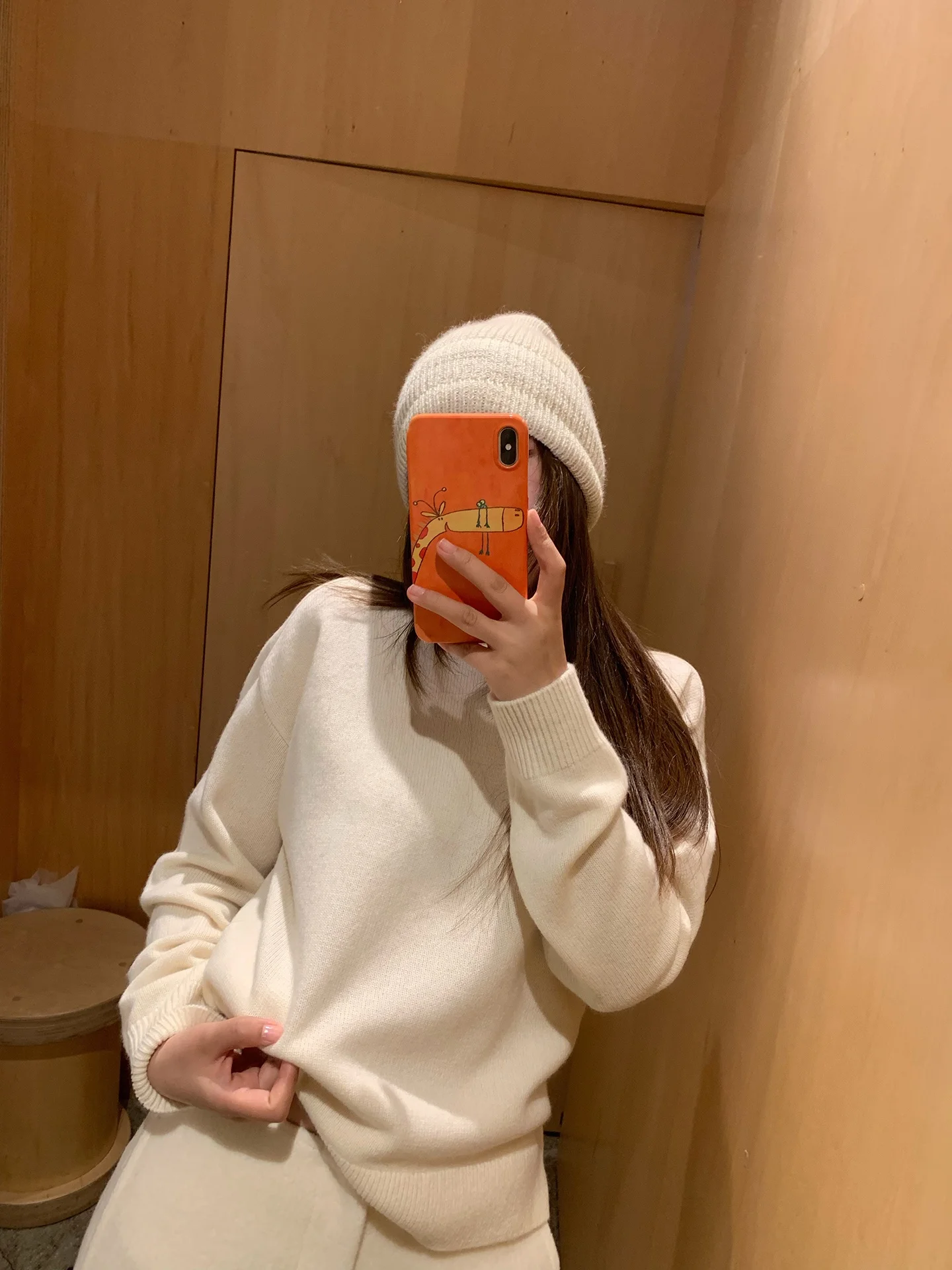 

Women's Hand-sewn Knot Embroidered Full Wool Knitted Sweater Oil Temperature Base Layer Top Warm Comfortable Winter...
