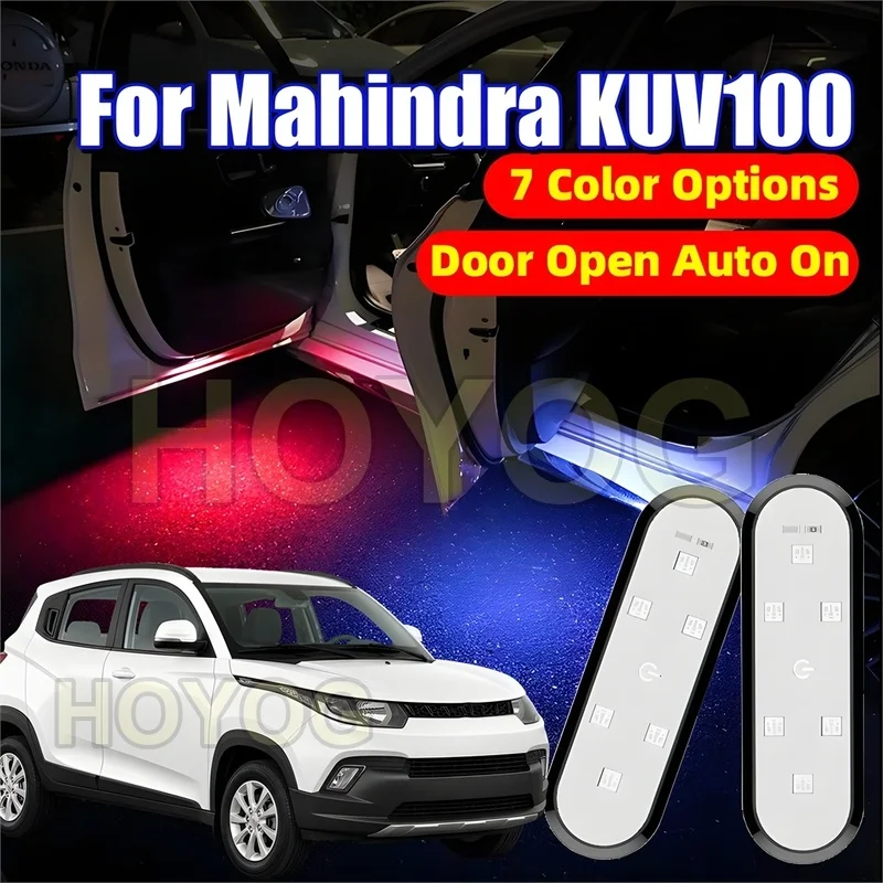 Fit for Mahindra KUV100 2016-2021 Car Door Light with Automatic On/Off and a USB Rechargeable Battery