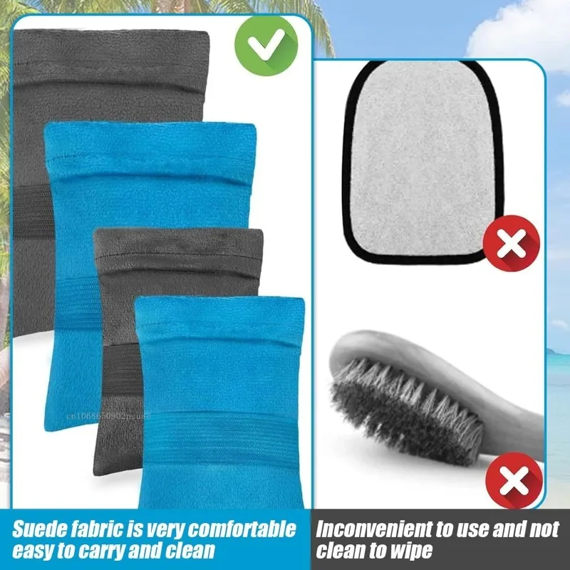 เครื่องกําจัดทรายสําหรับชายหาด, ถุงมือกําจัดทราย, สิ่งจําเป็นสําหรับวันหยุดชายหาด ถุงกําจัดทราย อุปกรณ์ชายหาด 2025