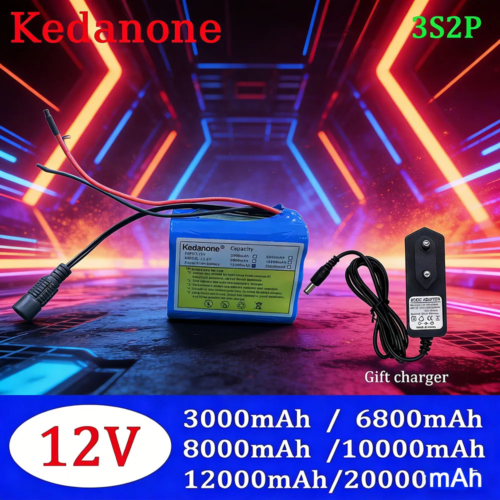 💯12V 8000Mah Batter…