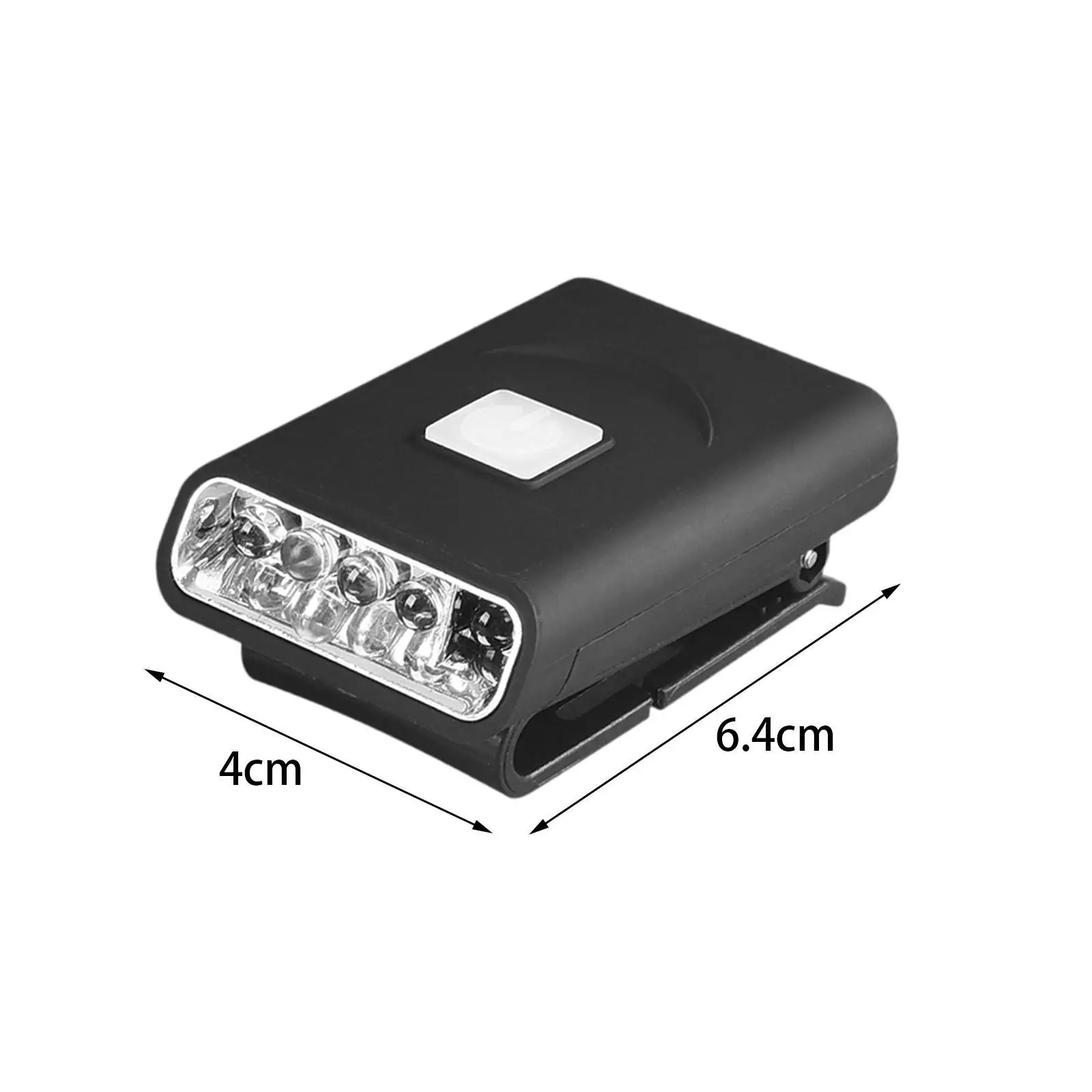 Clip on Hat Light Flashlight Torch Rechargeable Portable Cap Lamp Head Lamp for