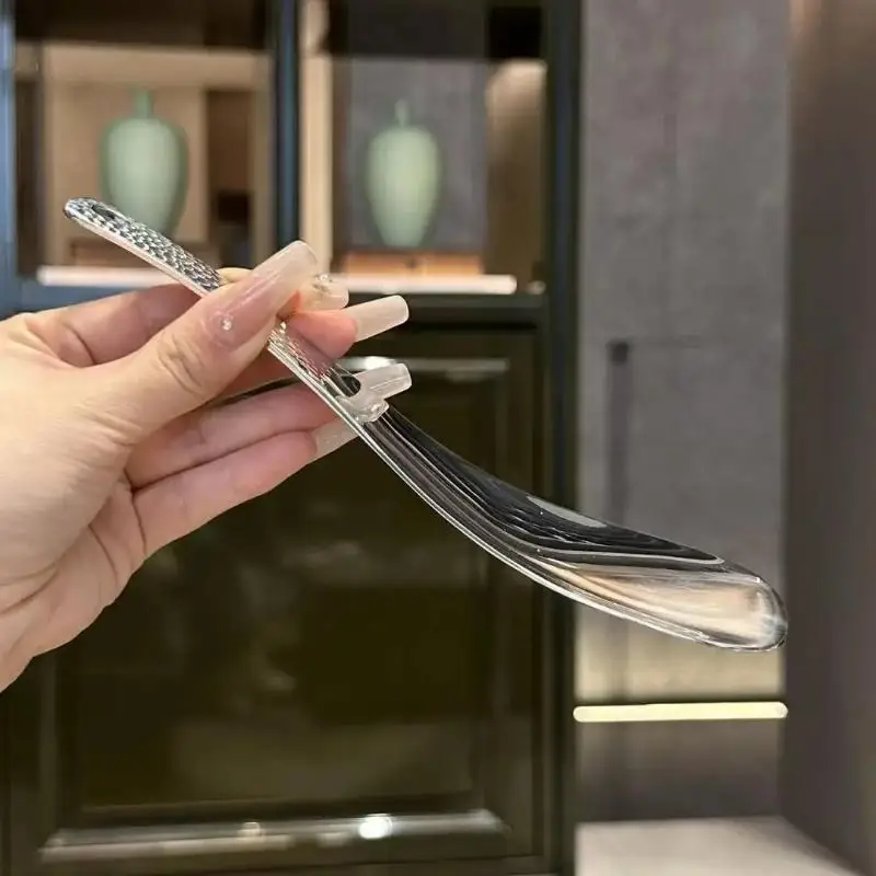 Stainless Steel Rice Spoon,Square Hammer-patterned Serving Spoon,Household Non-stick Rice Spatula,Restaurant Rice Serving Spoon