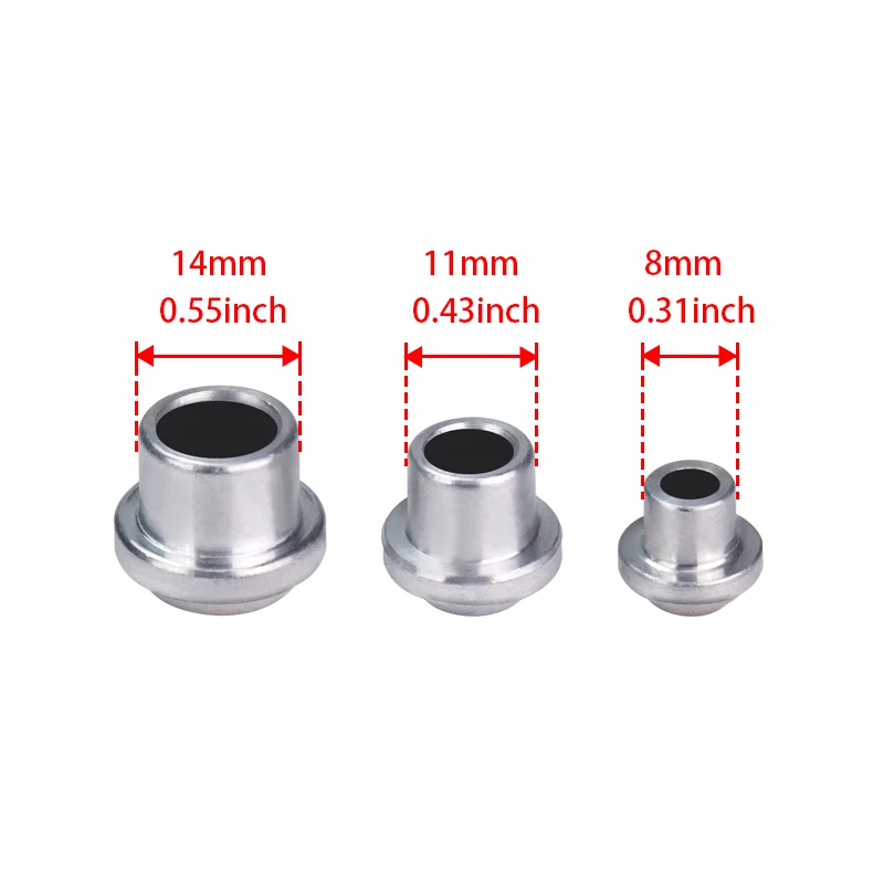 A/C #6 #8 #10 O-Ring to Flare Fitting Conversion Adapter Set Compressor Drier Condenser Converting Fitting