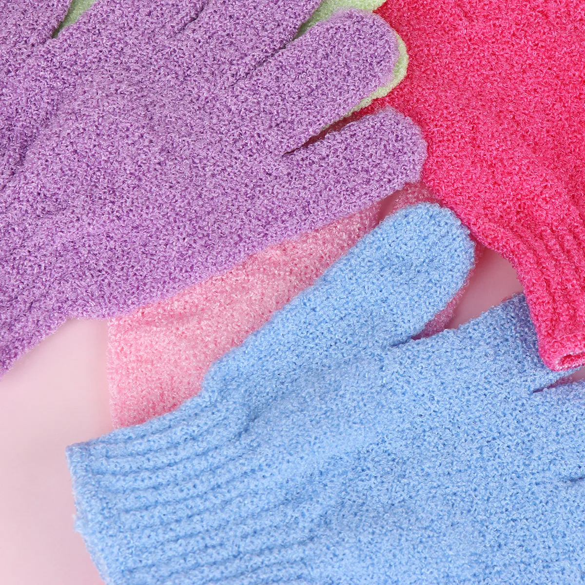 30Pcs Bath Gloves Exfoliating Towel Glove Type Shower Brush for Dull Dry Skin Removal Dust Oil Back Scrubbing All Gender Body