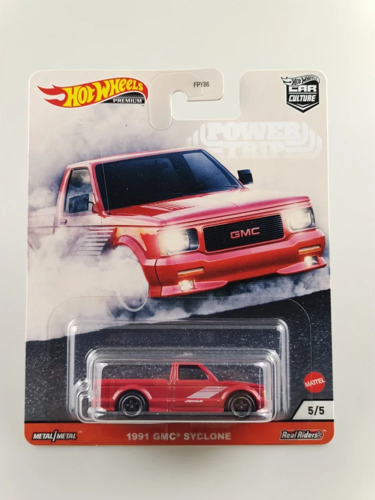 HOT WHEELS 1:64 91 GMC SYCLONE Collection odlewany ciśnieniowo model samochodu dekoracja prezent