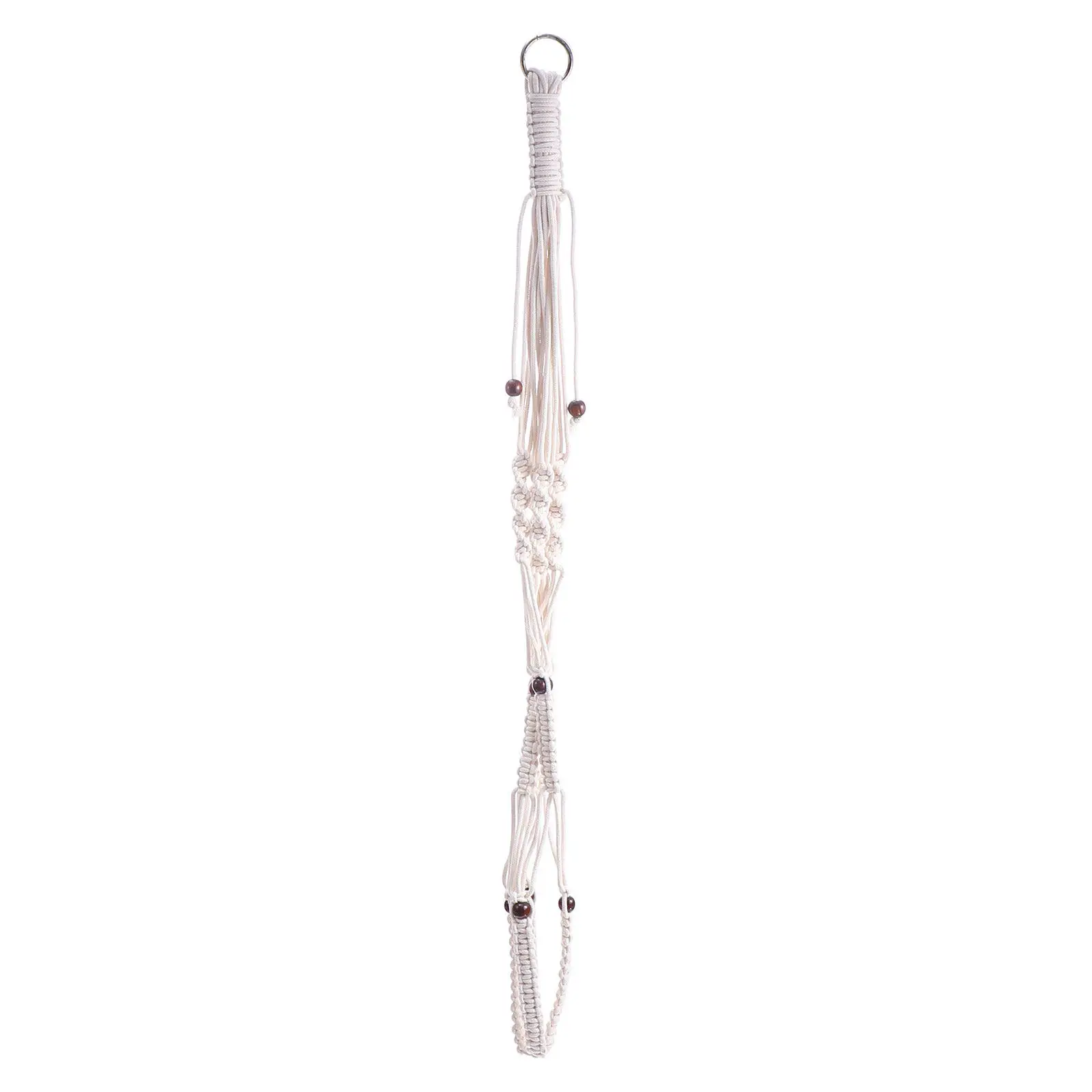 Cotton Rope Hand-Woven Plant Hanger Hanging Flowerpot Net Bag Flexible Gardening Flowerpot Holder for Home Balcony Deck Ceiling