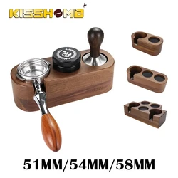 Coffee Tamper Mat Stand Tamping Station Portafilter Holder Rack 51mm 53mm 58mm Distributor Espresso Tools Barista Accessories