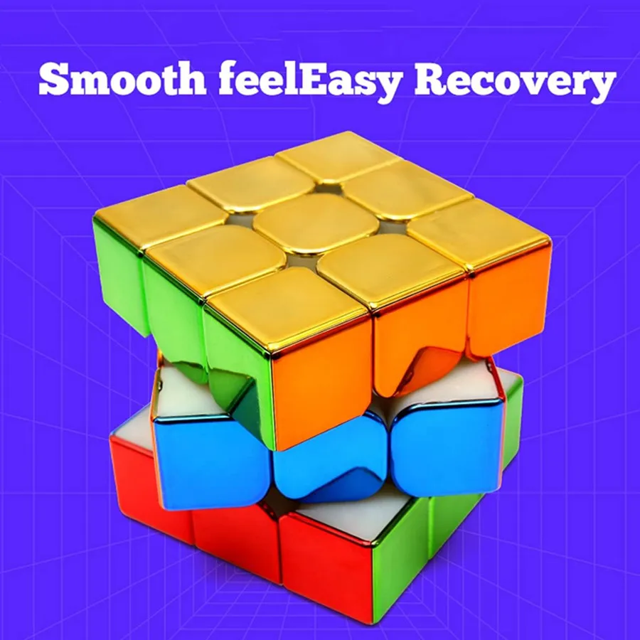 لعبة تلاعب المكعب السحري للأطفال ، مكعبات السرعة الاحترافية ، الألغاز السحرية للأولاد ، الطلاء بالأعاصير ، 3x3x3