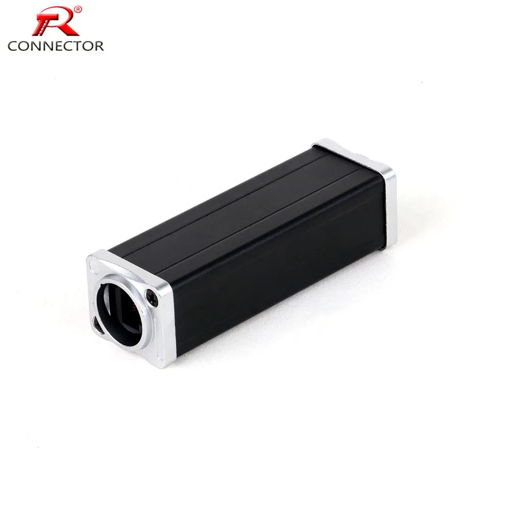 

2pcs STP RJ45 CAT5 Female to Female Straight Adapter Feedthrough Coupler Compatible with Latch Lock RJ45 Plug for Wire Extension