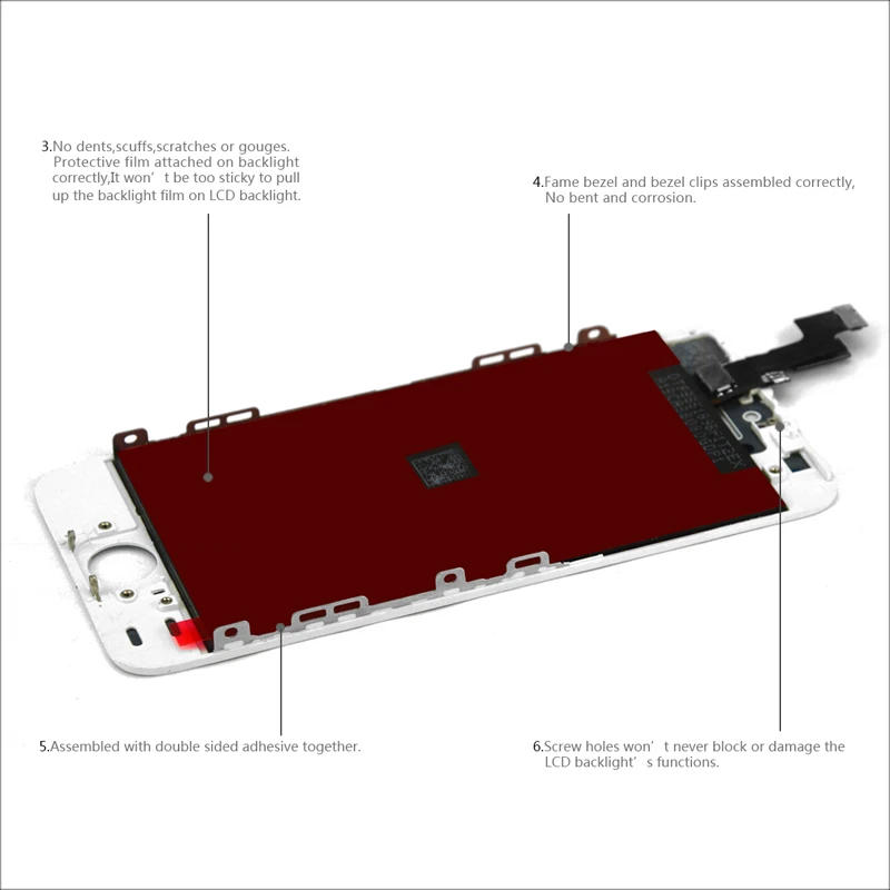 Display LCD AAA per iPhone 4 5 5C 5s SE sostituzione Touch Screen per iPhone SE 2016 SE 2020 Schermo nessun Pixel morto con strumenti testati al 100%