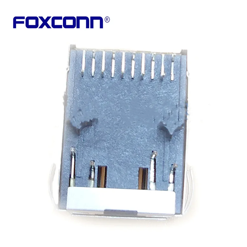 Foxconn JFM3801B-0LV3-4F RJ45With Lente En Lamp Ethernet Interface Matrices