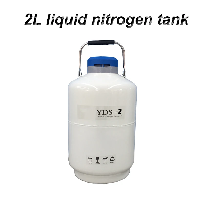 Liquid Nitrogen Tank Dewar Nitrogen Liquid Containers 2L/3L Liquid Nitrogen Tank 50MM  Caliber Cryogenic Tank Dewar Liquid Nitro