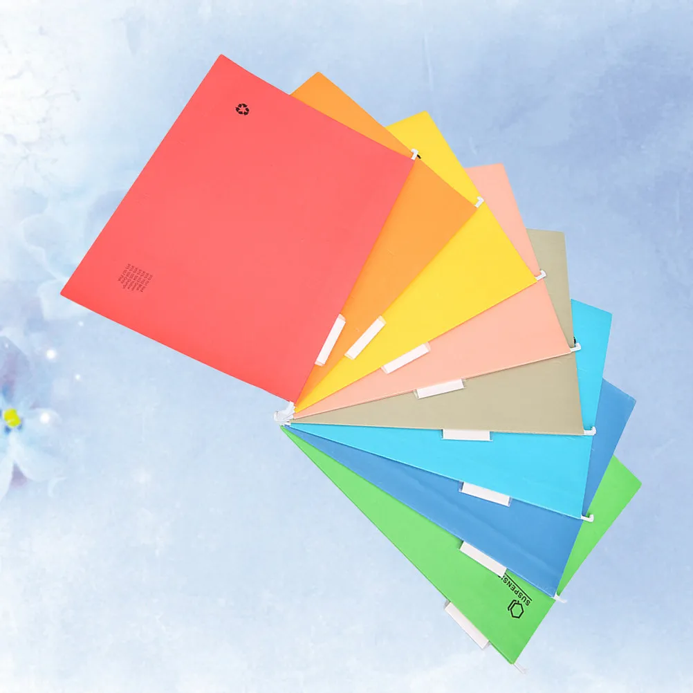 

Набор из 8 прочных металлических подвесных держателей для файлов и папок для организации документов на рабочем столе в офисе