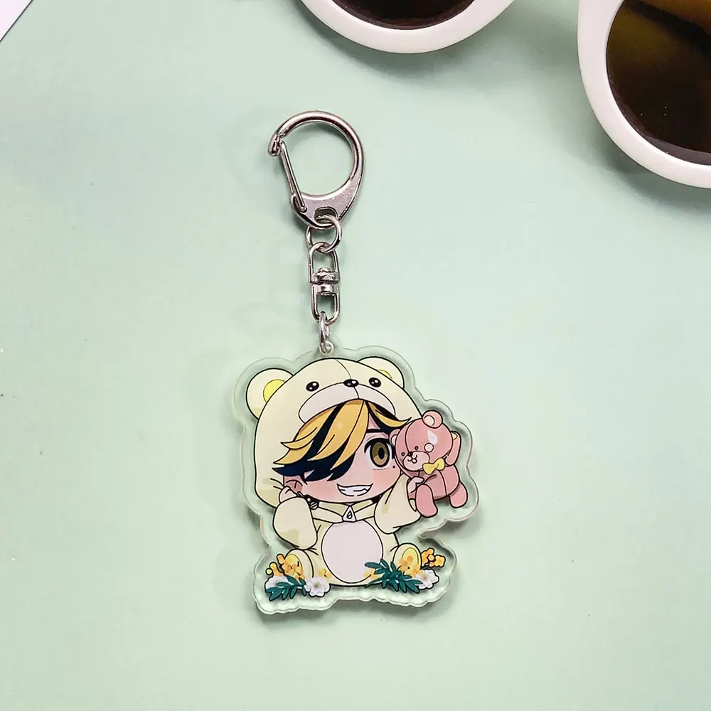 أنيمي طوكيو المنتقمون سلسلة مفاتيح مصنوعة من الأكريليك اكسسوارات الكلاسيكية حقيبة أنيقة على ظهره قلادة خاتم مفتاح شعبي هدايا للأصدقاء #3