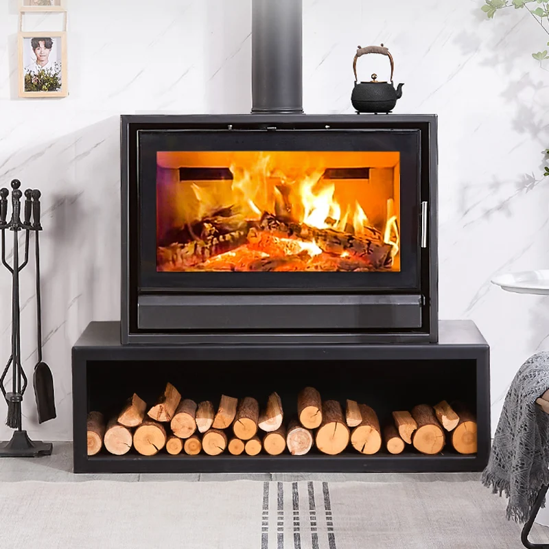 Customized simulation fire French heating decoration stove art independent real fire alcohol wood burning gas