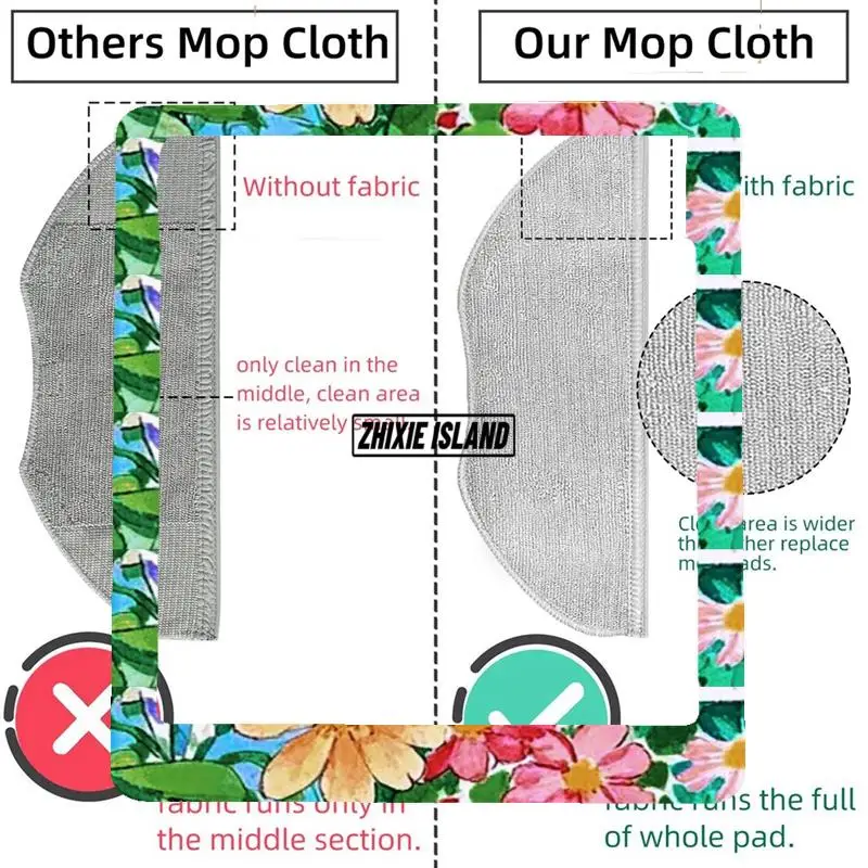 For Viomi V3 Max Robot Vacuum Cleaner Replacement Spare Parts V-RVCLM27B Main Side Brush Hepa Filter Mop Rag Replacement