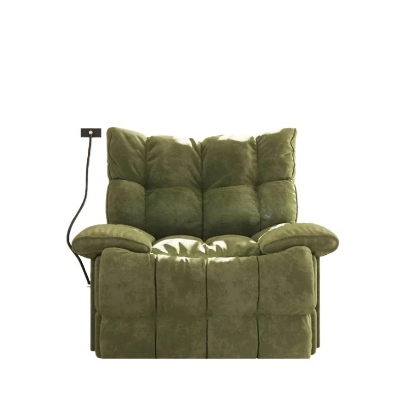 HJ electric sofa single living room fabric lazy small apartment multi-functional cloud single chair casual rocking chair